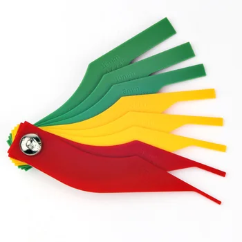 

Lining Instrument Measure Tool Car Automotive Feeler Set Brake Gauge Scale Detector Repair Thickness Pad 8 In 1