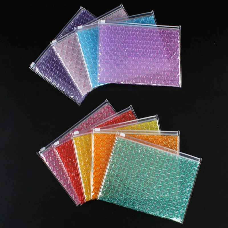 Bolsas de Bolhas à Prova Logística à Prova de Choque Bolsa de Suprimentos de Negócios Bolha Mailer Plástico Ziplock Dwaterproof Água Envio Bolsa 21x16cm 20 Pçs Cor 6 envio saco logística à prova de choque