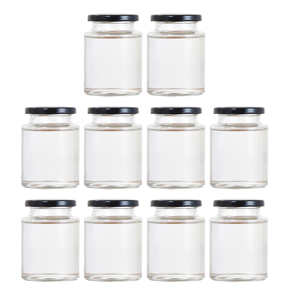 10 шт. Кухня Стекло банки для хранения Герметичный Бак Еда может Мёд контейнер