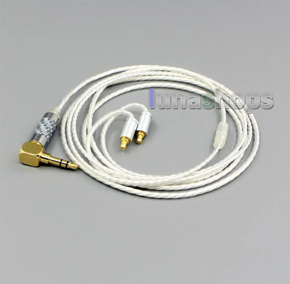 LN006457 XLR сбалансированный 3,5 мм 2,5 мм Hi Res посеребренный для наушников кабель для Sennheiser IE400 IE500 Pro