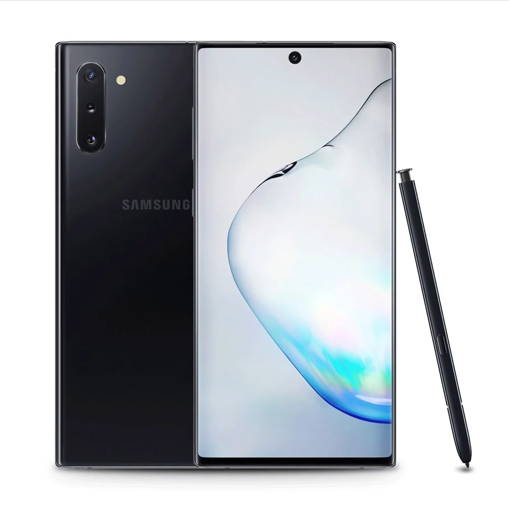 Samsung Galaxy Note 10 Plus N975U1 Note10+ N975U 256GB ROM 12GB RAM Octa Core 6.8" Snapdragon 855 LTE Original Mobile Phone refurbished samsung phones Refurbished Phones