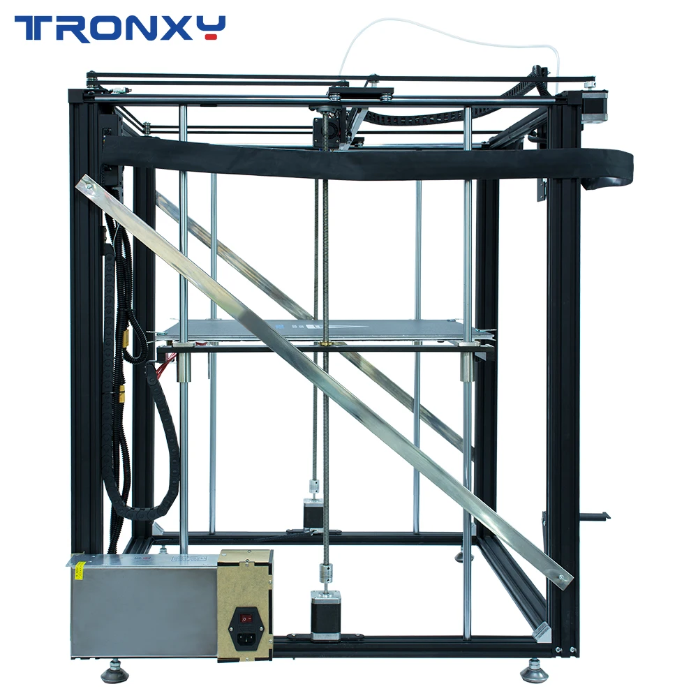 Koop 2019 TRONXY X5SA 500 PRO DIY 3D Printer Groter Formaat Ultra stille Moederbord Breken Detectie Auto Leveling