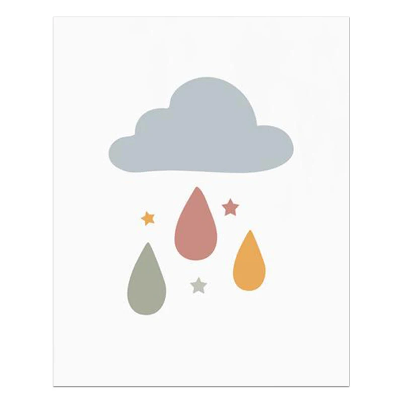 Cartoon-Anima-Sun-Stars-Posters-and-Prints-Moon-Rainbow-Canvas-Prints-Kids-Room-Wall-Art-Decoration (5)