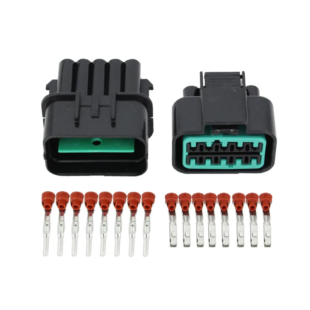 

10 Pin automotive connector headlamp plug black with terminal DJ7101Y-2.2-11/21 10P car connector