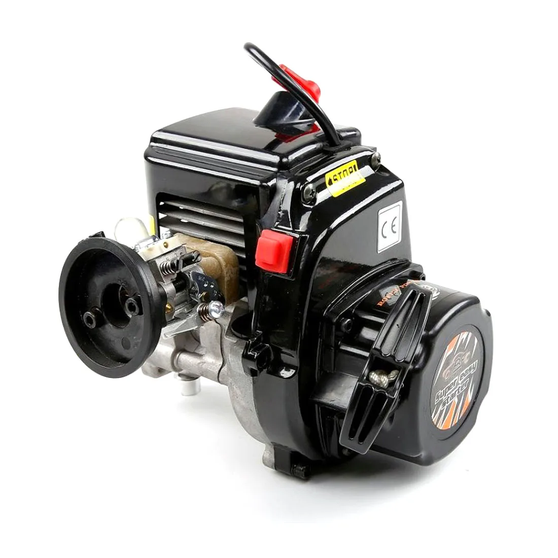 45cc одноцилиндровый двухтактный 4,35 л.с. четырехточечный фиксированный легко запускаемый двигатель для 1/5 Rovan LT LOSI RC автомобиля-высококлассная версия
