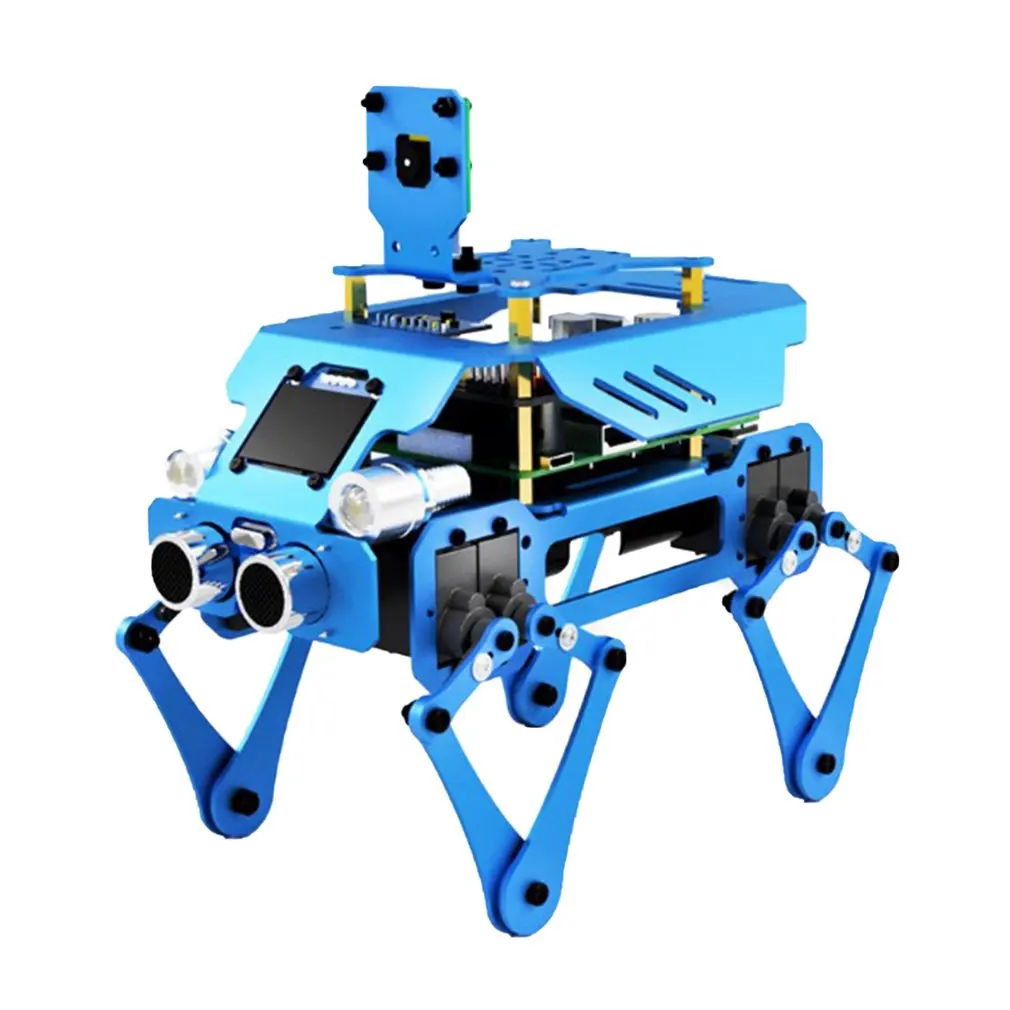 

Science Education Programming Coupling Robot Three In One Stable Durable Aluminum Alloy Robot Dog Children Education