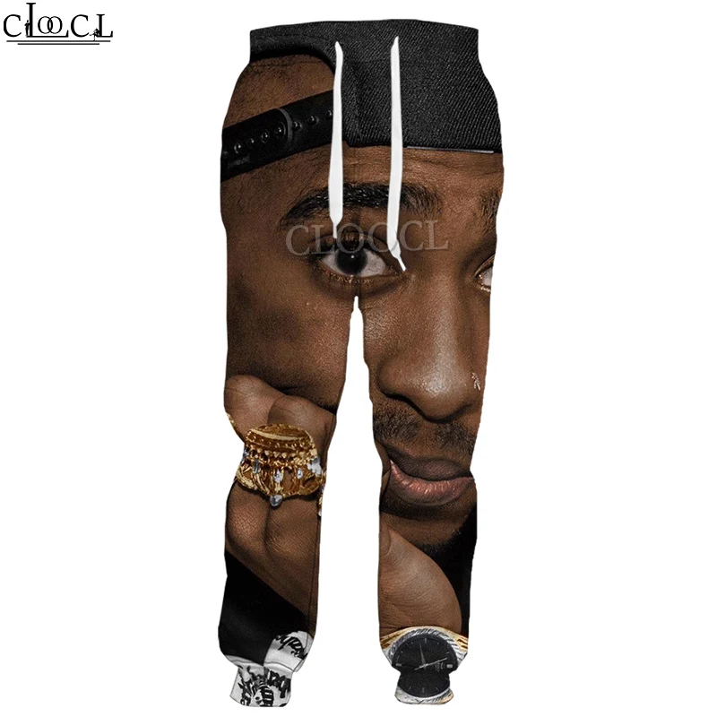 

HX Hip Hop Rapper Amaru Shakur 2pac Tupac Trousers Men Women 3D Print Fashion Harajuku Trousers Autumn Streetwear Sweatpants