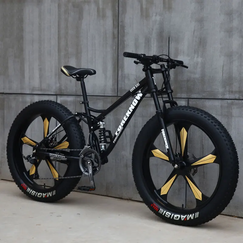 Bicycle Speed Off Road 26 Inch Mountain Bike Adult Super Wide Tires for Men and Women Cycling Students