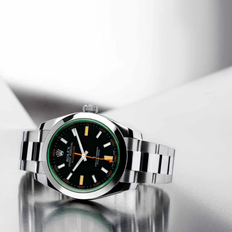 

Rolex- Milgauss- brand Quartz women's Mechanical watch Stainless steel watchband watch Business casual men's watch