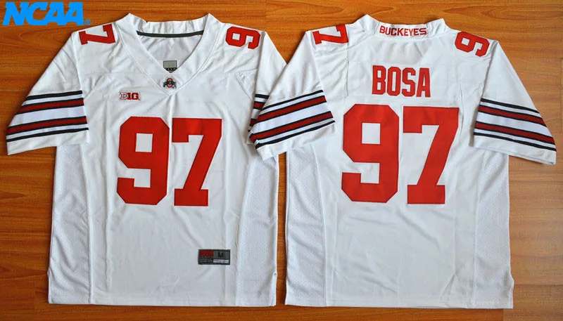 Новое поступление высокое качество NCAA Joey Bosa#97 футболка колледжа ограниченная Спортивная футболка S-XXXL