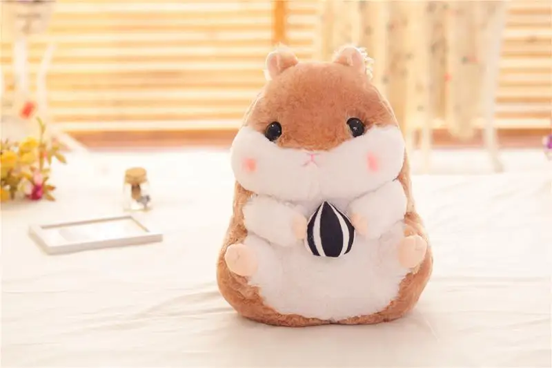 

Snacks Fat Hamster Doll Plush Toys Cute Couples Guinea Pig Meng Rat Mouse Doll Large Doll