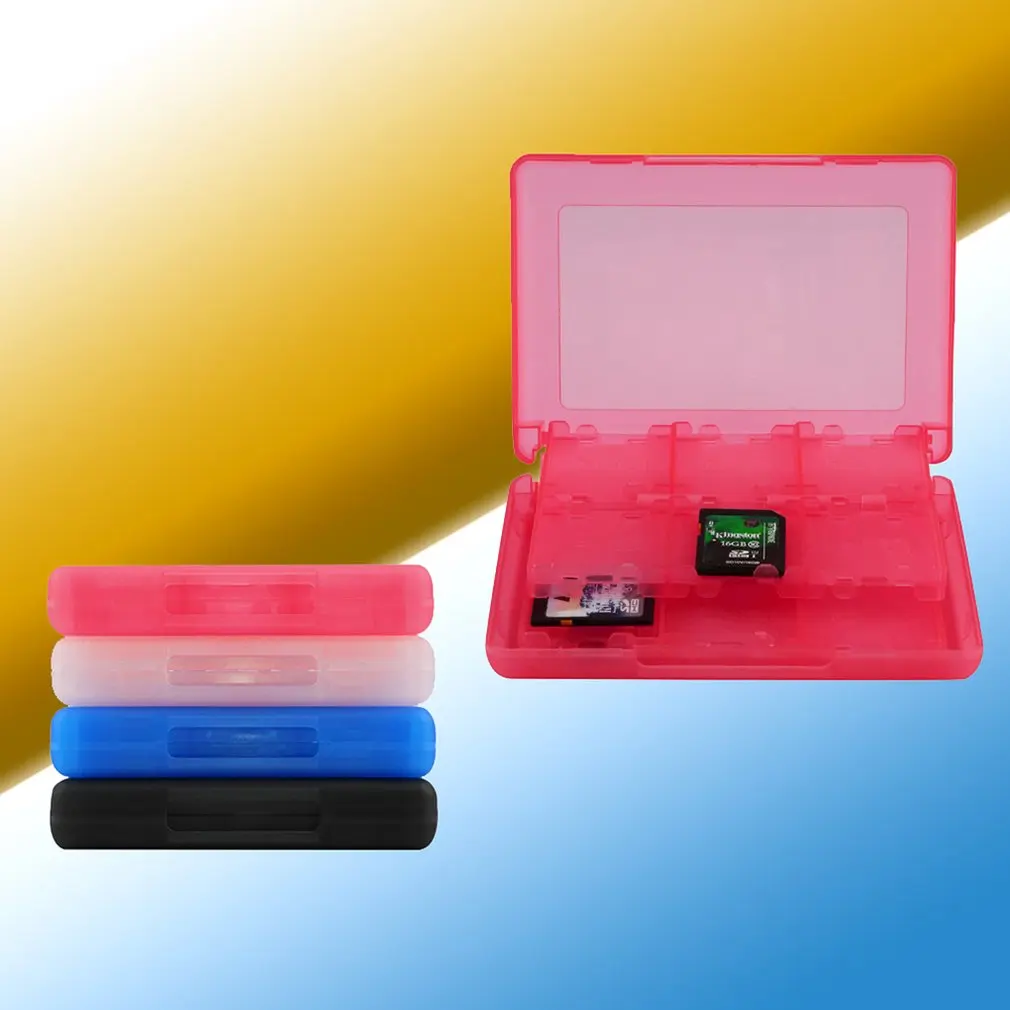 Corlorful Durable Hard Plastic Case 28-in-1 Game Card Case For Nintend for 3DS XL Holder Cover Cartridge Box