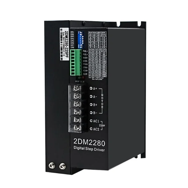2DM2280 2 Фаза NEMA42 NEMA52 Драйвер шагового двигателя 32bit DSP AC80-220V 8.2A гравировальный