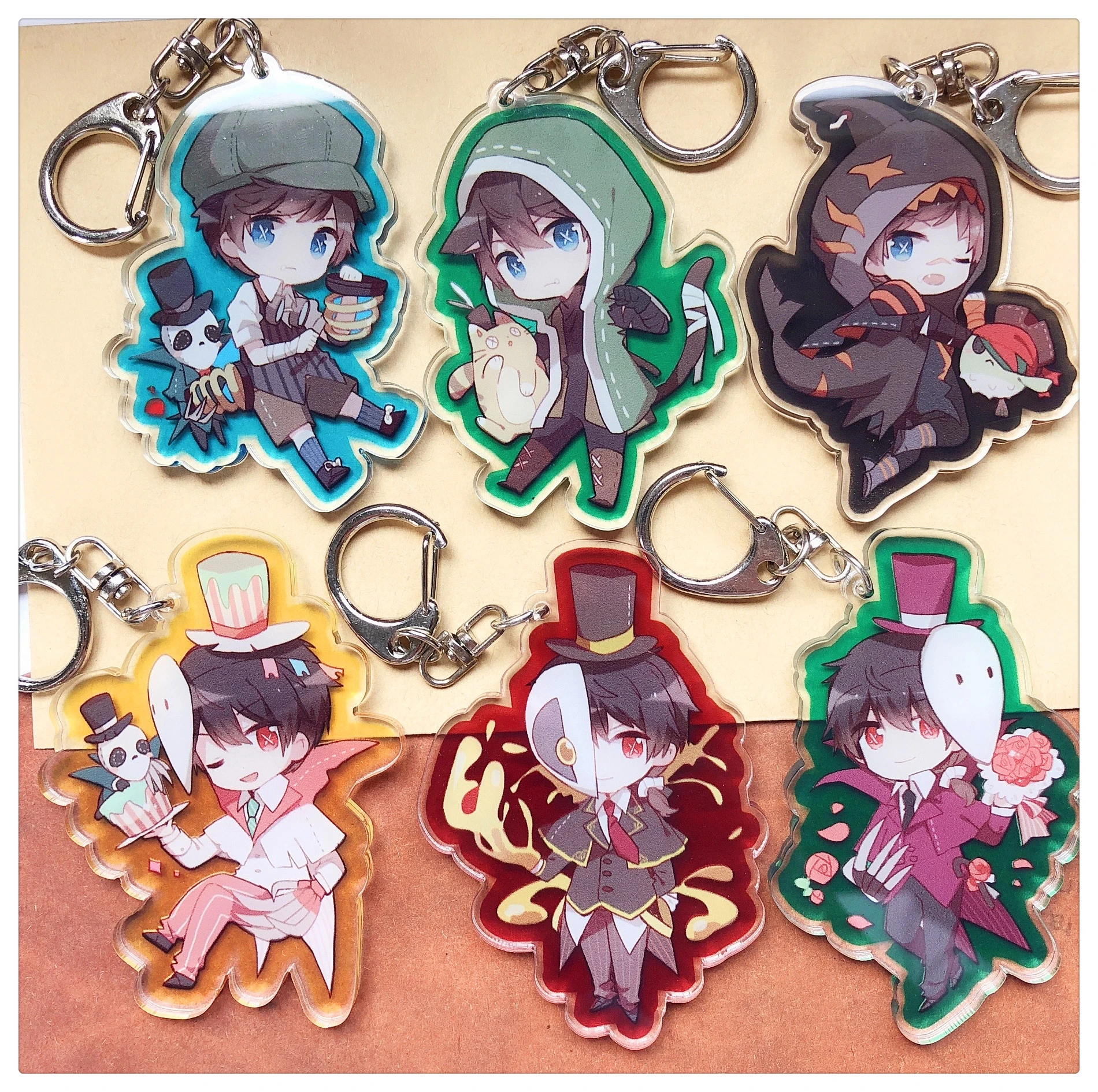 アクリルキーホルダー かわいいゲームid V Naib Subedar Tracy Reznik 漫画 スクールバッグ Itabagペンダント クリスマスプレゼント Aliexpress Novelty Special Use