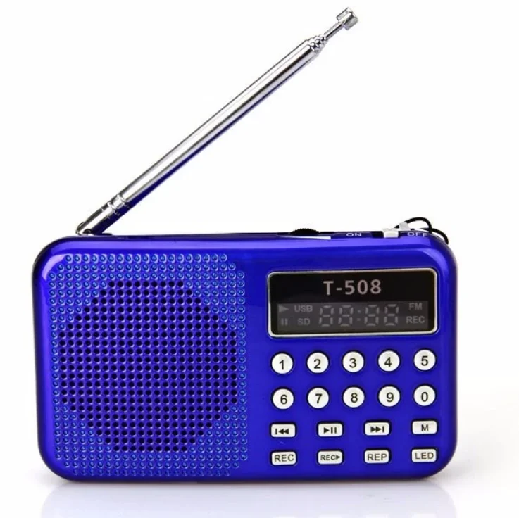 Hot Koop Digitale Fm Radio Sd/Tf Usb Disk Mp3 Radio Lcd scherm Internet Radio Met Luidspreker t508R|digital radio|portable fm radioradio fm - AliExpress
