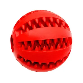 

Puzzle dog teeth cleaning teeth missing ball snacks bite resistant stretch ball rubber pet toy balls