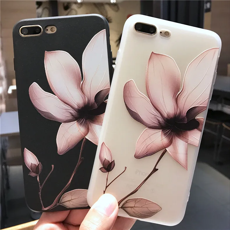 Ricestate 3D Relief Flower Cover Case For Huawei Nova 2i 3 3i P10 lite P20 P30 Pro Honor 8 9 Mate 10 20 Lite silicone soft Case