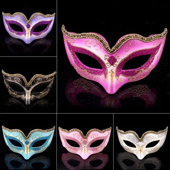 

Archaize Halloween Mask Venice Mask Party Supplies Masquerade Mask Christmas Halloween Venetian Costumes Carnival Anonymous Mask