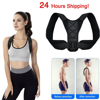 

Medical Adjustable Clavicle Posture Corrector Men Woemen Upper Back Brace Shoulder Lumbar Support Belt Corset Posture Correction