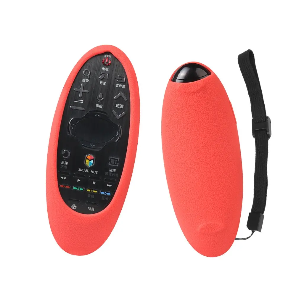 Red Силиконовый защитный чехол SIKAI для samsung Smart tv BN59-01185F/B BN94-07557A чехол с пультом дистанционного управления противоударным пультом дистанционного управления - Цвет: Red