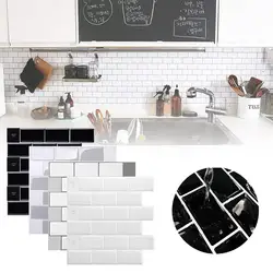 3D Wallpaper DIY Marble Sticker Waterproof Stickers Wall Papers Home decor Kids Room 3D Self-Adhesive Wallpaper Brick