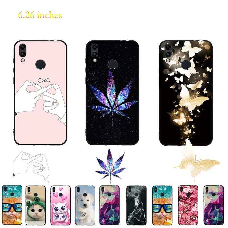 

Fundas For Huawei Honor 8C Case Cover Soft TPU Silicone Luxury Phone Cover For Huawei Honor 8C Case Coque Shell Bumper Case Bags