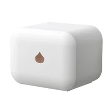 Рулон дозатор держателя для бумаги хранения настенные аксессуары с крышкой самоклеющиеся ванная комната Полка туалет водонепроницаемый контейнер