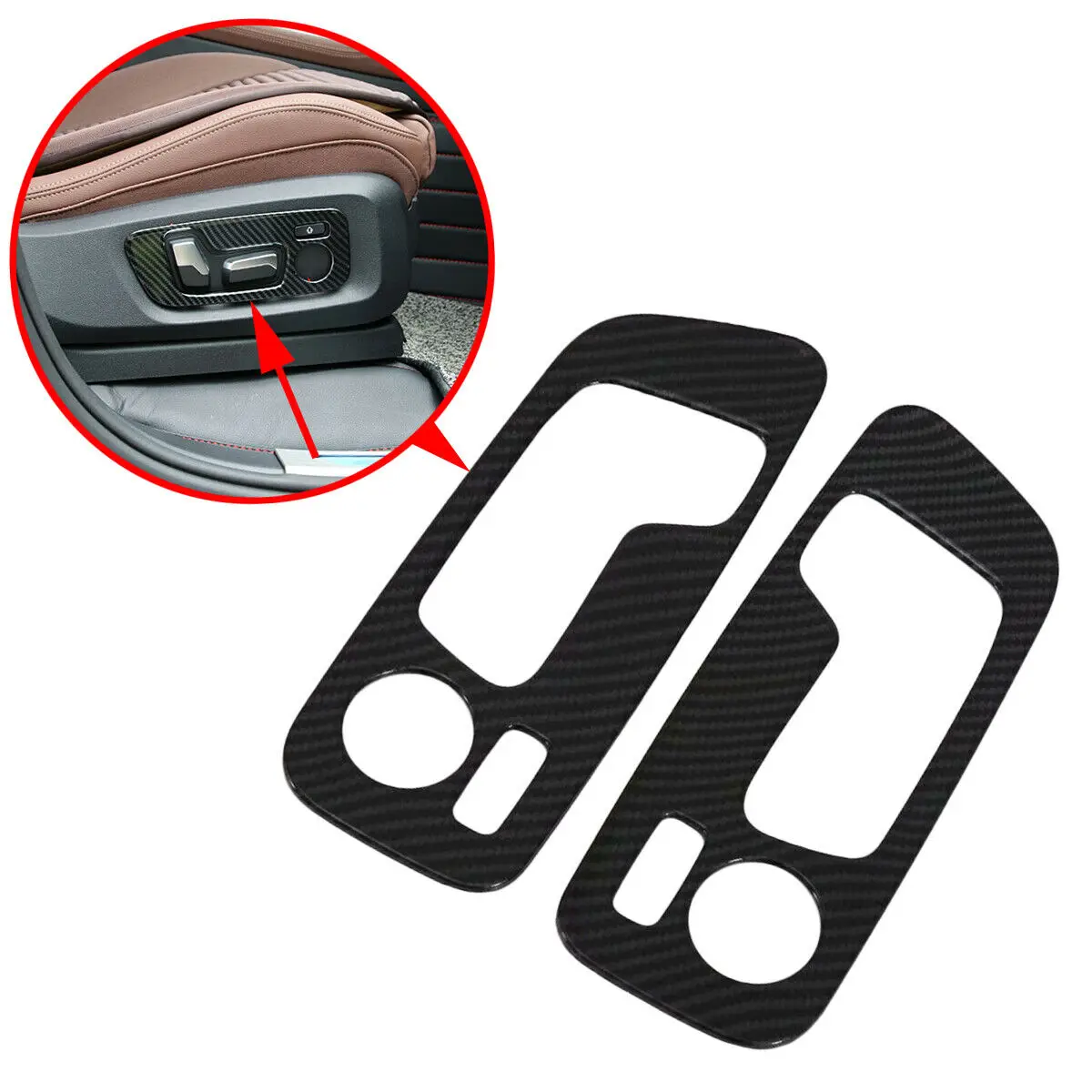 Cubierta Panel Palanca Cambio Fibra Carbono | Para BMW Serie 3 F30 / F34 GT 2013-2018 | Adhesivo ABS