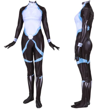 

Women Kids X-men Neena Thurman Domino Superhero Cosplay Costume Zentai Bodysuit Suit Jumpsuits