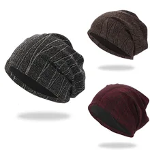 Мужская и женская мешковатая теплая вязаная крючком зимняя вязаная Лыжная шапка с черепом и громоздкими шапками горячая Распродажа поддержка Прямая поставка