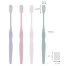 10 шт./партия зубная щетка для взрослых супер мягкая щетина уход за полостью рта принадлежности для женщин и мужчин