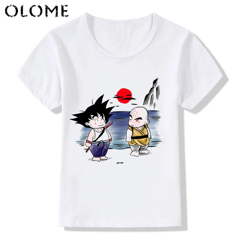 Dragon Ball футболка Дети Супер Саян Сын Goku vegeta аниме Харадзюку футболка брендовая одежда футболка для мальчиков и девочек, футболка с днем рождения, Топ