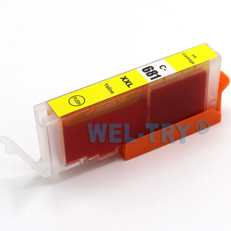 PGI-680 PGBK; CLI-681 картридж для Canon TR7560 TR8560 TS6160 TS6260 TS8160 TS8260 TS9160 TS9560, полные чернила с чипами