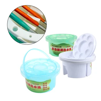 

Multifunction Bucket Container for Brush Pen Washing Clearning Painting Plastic