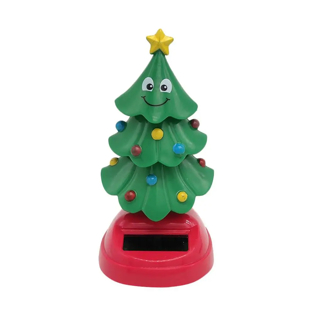 Украшение автомобиля, интерьерная Солнечная качающаяся Танцующая Рождественская елка для рождественской елки, Декор на Рождество, вечерние игрушки Санта-Клауса для дома, детские игрушки, подарок