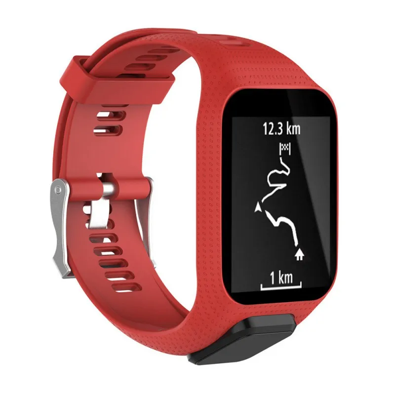 

For Tom Tom Runer 2/3/2 Cardio/Sparkle 3 Sport Watch For TomTom 2 3 S High Quality Replacement Silicone Wrist Watch Strap Band