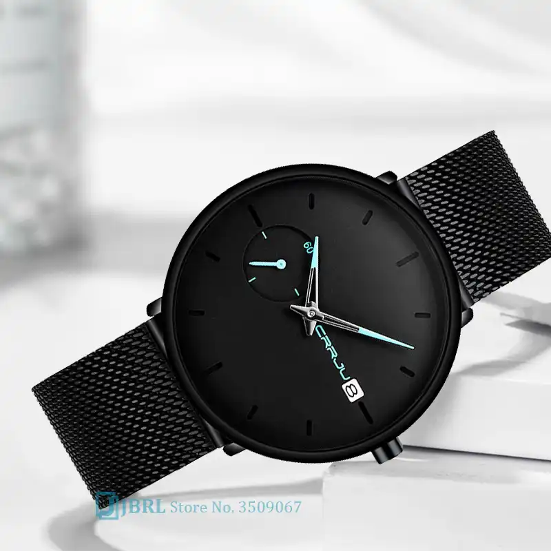 黒腕時計女性の腕時計有名なブランドレディースクォーツ時計女性時計女性ステンレス鋼腕時計カレンダー レディース腕時計 Aliexpress