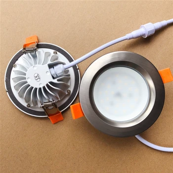 

IP65 Waterproof LED Downlight 7W 12W 15W 25W LED Spot light for Bathroom LED Recessed Ceiling Lamp AC 110V 220V
