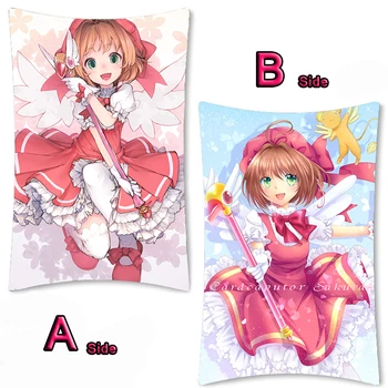 

Anime Cardcaptor Sakur Sakur Kinomoto Dakimakura Hugging Body Pillow Case Otaku Cushion Sexy Print Pillow Cover Gifts 35x55cm
