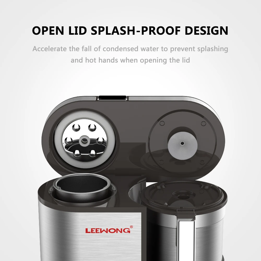 LEEWONG Fully Baby Food Processor Multi-Function Automatic Food Cooking Blender Maker