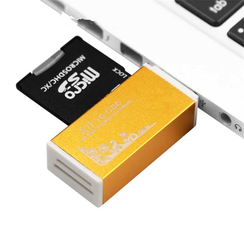Мульти в 1 устройство для чтения карт памяти SD для Memory Stick Pro Duo Micro SD, TF, M2, MMC, SDHC MS карт-ридер разные цвета