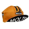Retro Molteni Cycling Caps Black/White/Orange Bike Hat One Size Fits Most 4