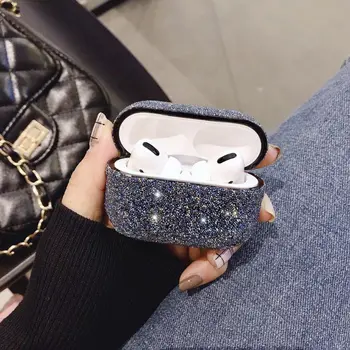 

OOTDTY Glittering Imitation Diamond Case Headset Cover Shell Proetctor for AirPods Pro W91A