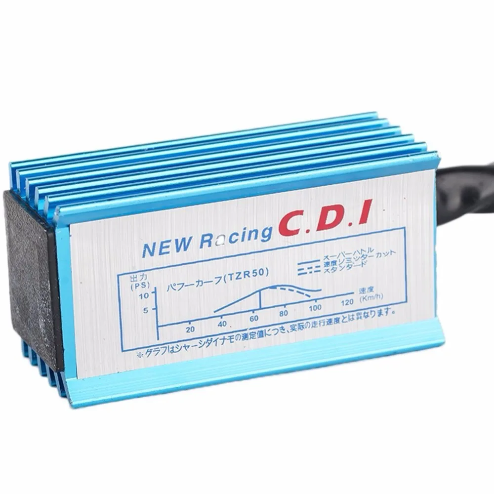 6 Pin гоночный CDI GY6 Круглый Pin Коробка зажигания для 50cc 90cc 110cc 125cc 150cc 2 тактный двигатель Мопед Скутер ATV Quad Багги