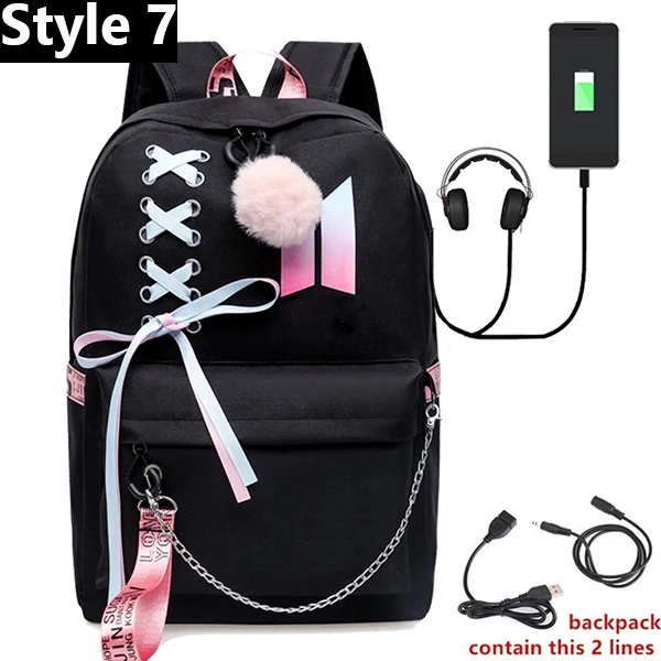 Светящиеся рюкзаки для женщин/мужчин, школьные сумки для ноутбука, дорожные сумки для подростков, рюкзак для ноутбука, нейлоновая сумка Mochila Pusheen - Цвет: CG5293