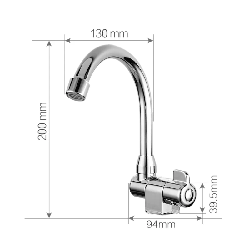 Caravan Boat 360 Degree Rotation Copper Basin Faucet Folding Cold Water Faucet Tap Kitchen Bathroom For RV Marine Boat Deck Hatc water faucet