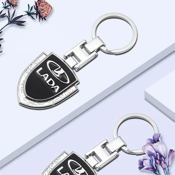 

3D Metal Alloy Car Styling Braided Rope Keychain Key Rings Key Chain For LADA Granta Kalina Priora Vesta XRAY Largus 4X4 Car