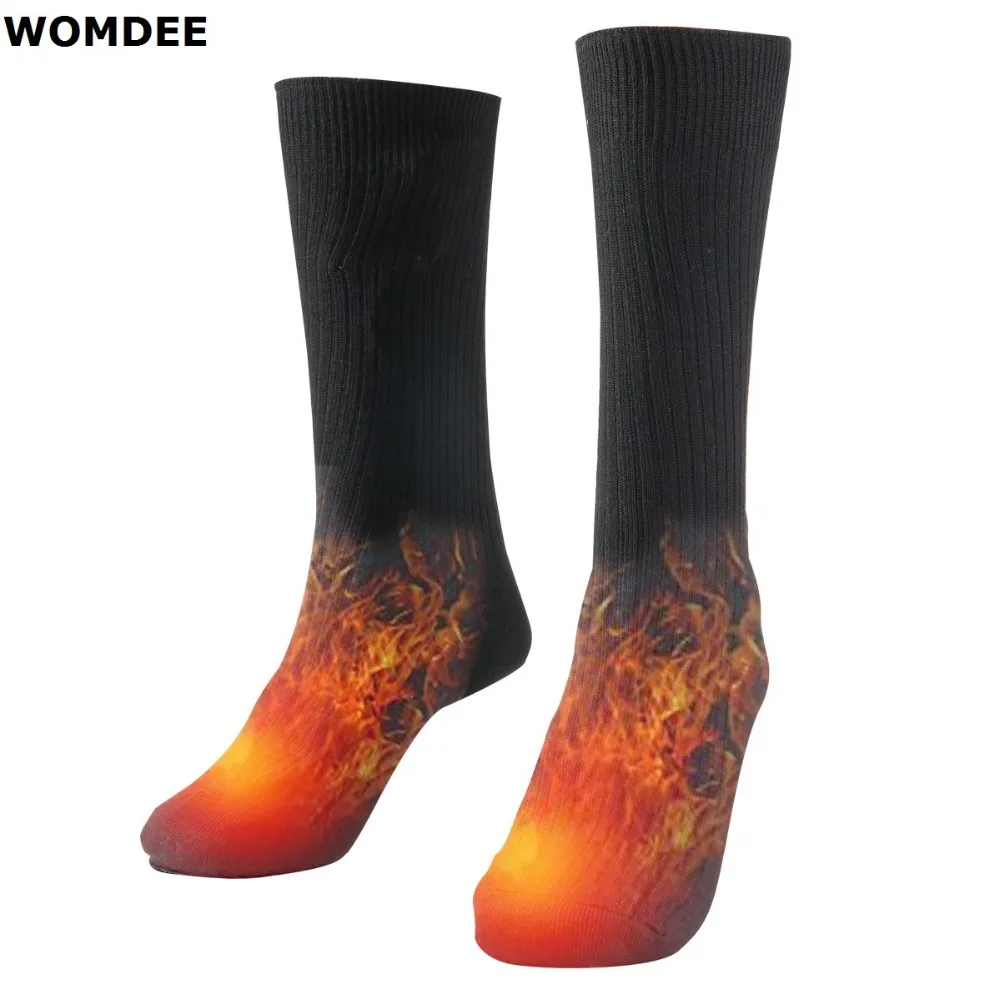 Winter Electric Thermosocks Battery Heating Warmer Socks Women Men Outdoor Foot Warm Socks for Diabetics Skiing Hunting Waders