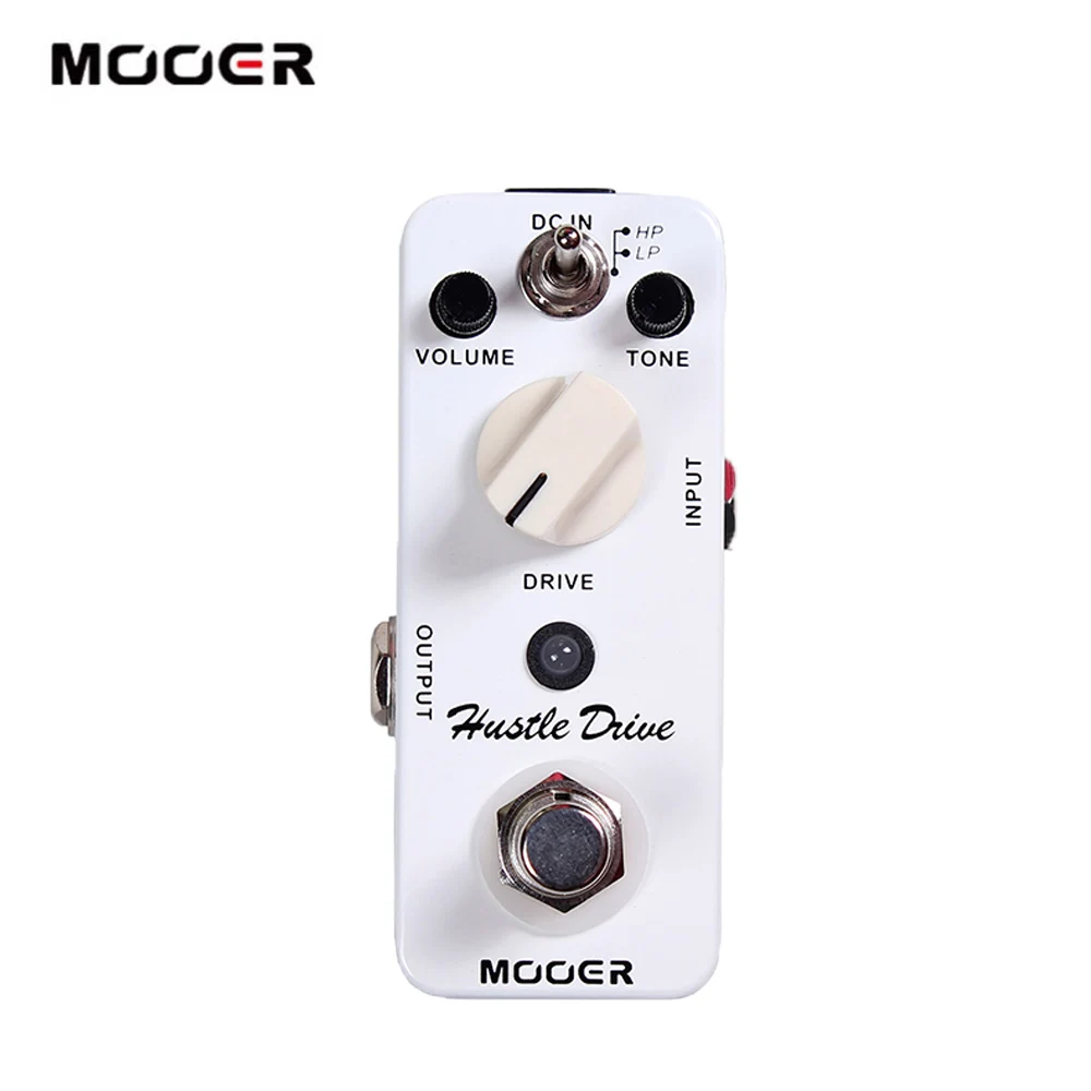 MOOER Micro Hustle Drive Distortion effect гитарная педаль с трубчатым приводом звук 2 режима работы(hp/LP) гитарная педаль компактная