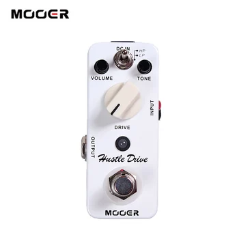 

MOOER Micro Hustle Drive Distortion effect guitar pedal Tube-like Drive sound 2 Working Modes(HP/LP) Guitar Pedal Compact